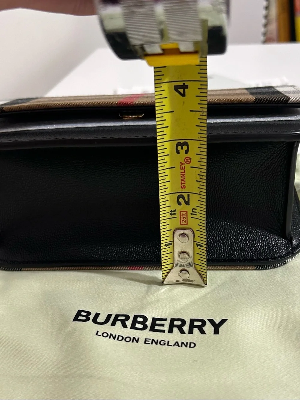 NWT Authentic Burberry Madison Clutch Or Crossbody Bag